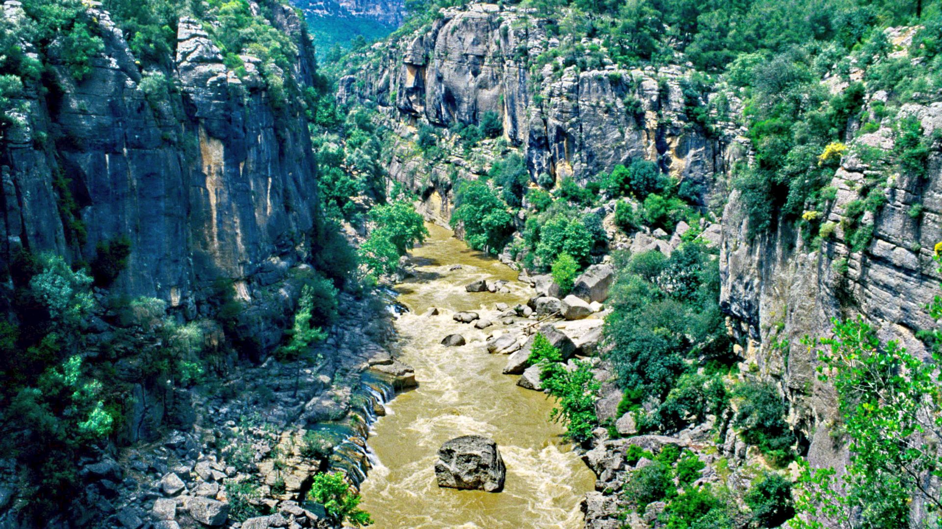 Kajak, Fluss Köprü, Abschnitt Köprülü Canyon