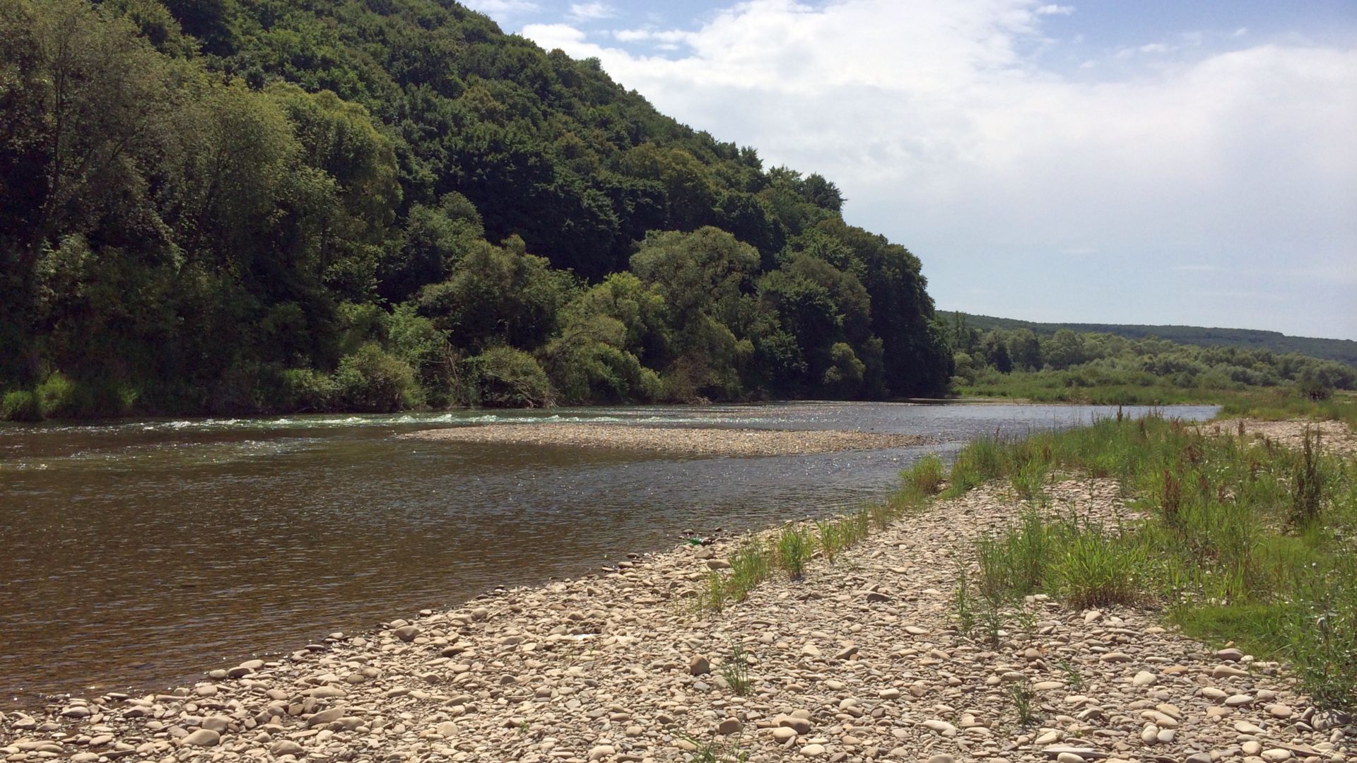 Kajak, Fluss Limnitza, Abschnitt Kalusch - Halytsch