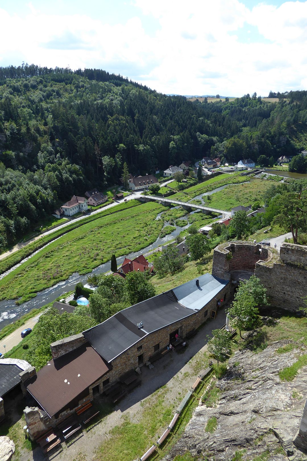Kajak, Fluss Seebsbach, Abschnitt Aigen - Raabs (Unterlauf)
