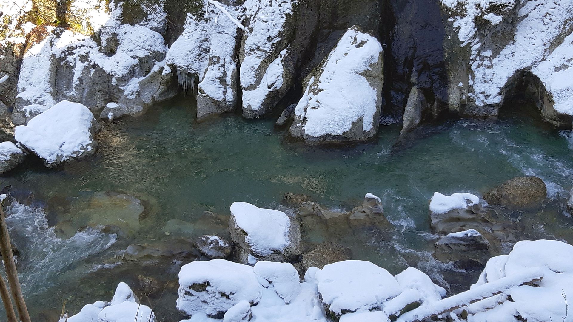 Kajak, Fluss Bolgenach, Abschnitt Große Schlucht