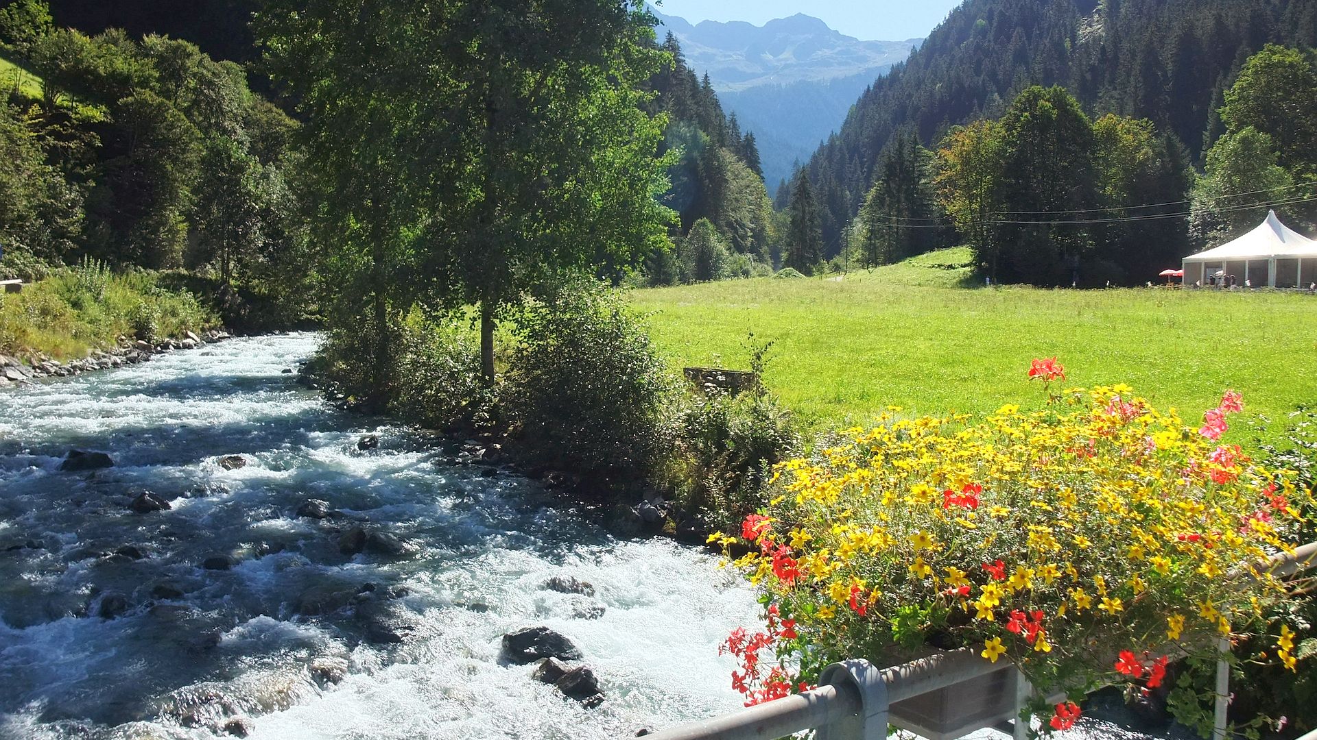 Kajak, Fluss Litz, Abschnitt Silbertal - Schruns