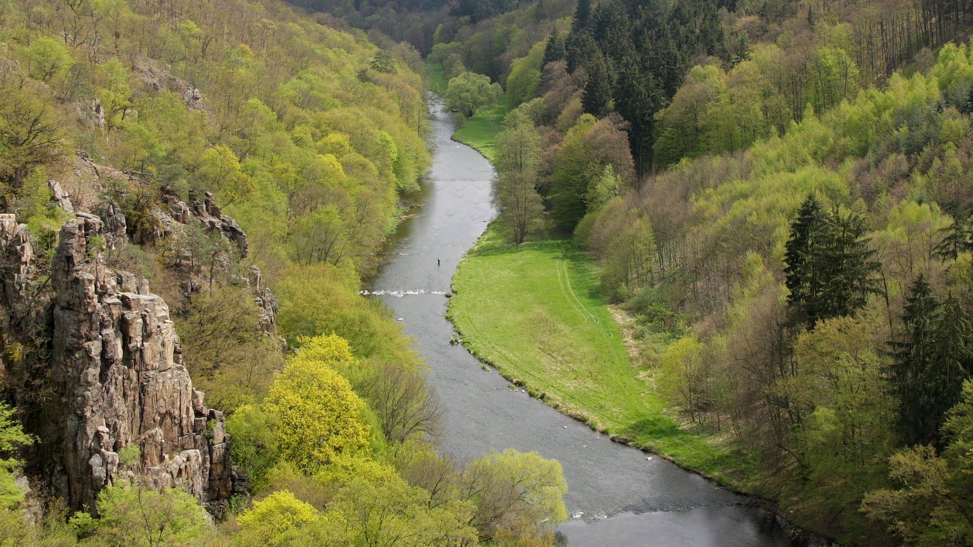 Kajak, Fluss Jihlava, Abschnitt Mohelno - Ivančice (Unterlauf)