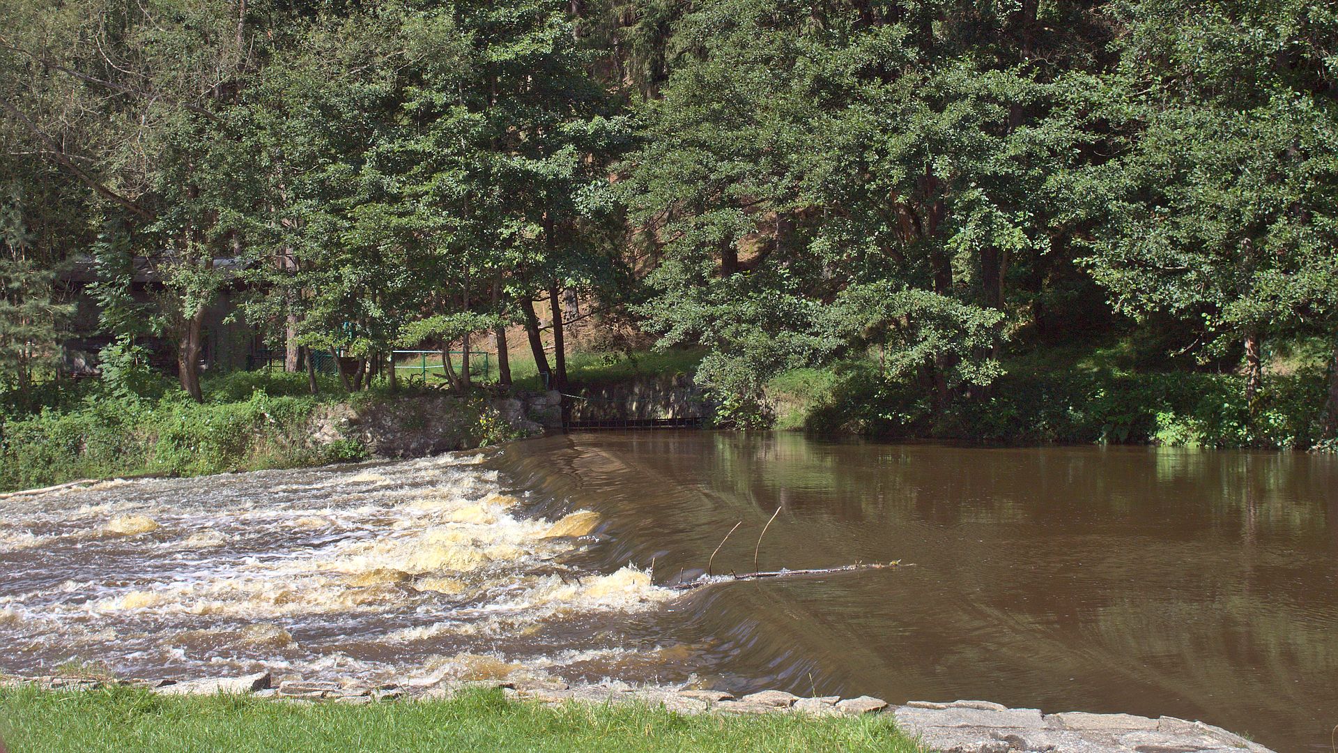 Kajak, Fluss Maltsch (Malše), Abschnitt Dolní Dvořiště - Pořešín (Oberlauf)