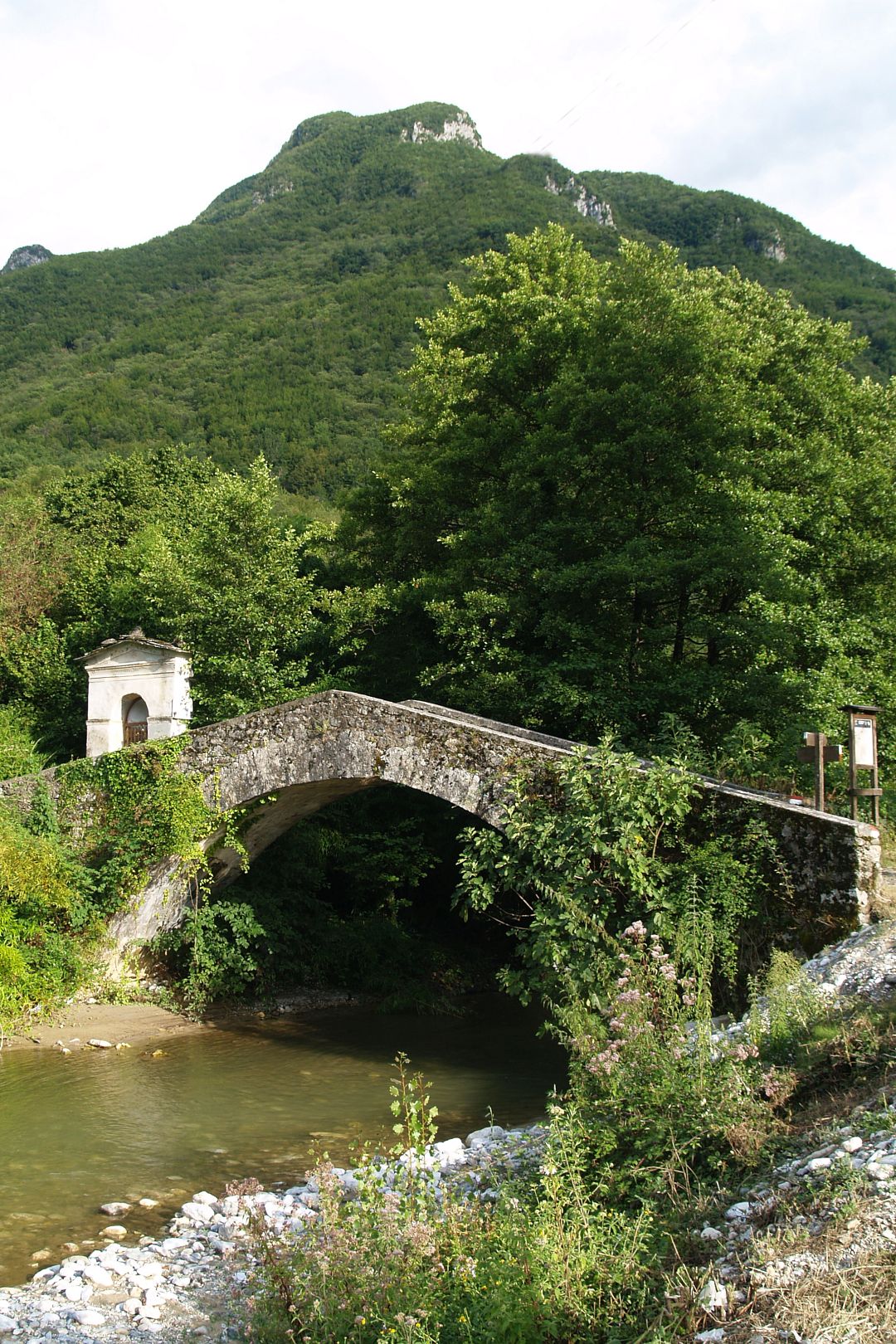 Kajak, Fluss Aulella (Lucido), Abschnitt Monzone - Gragnola (Oberlauf)