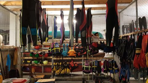 unser Ausrüstungslager